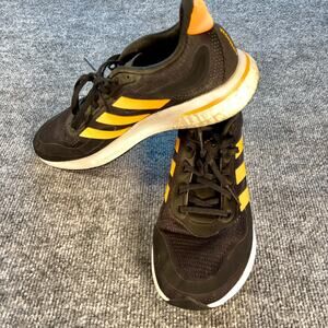 Adidas Supernova Boost Running Shoes Black Orange Men’s 9.5 Excellent Condition